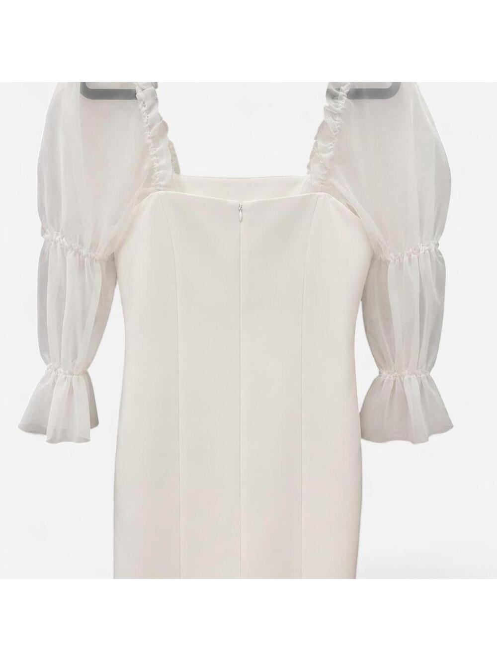 Amanda Uprichard - Tia Dress in Ivory - Picture 3 of 6